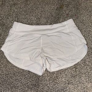 Speed up white shorts